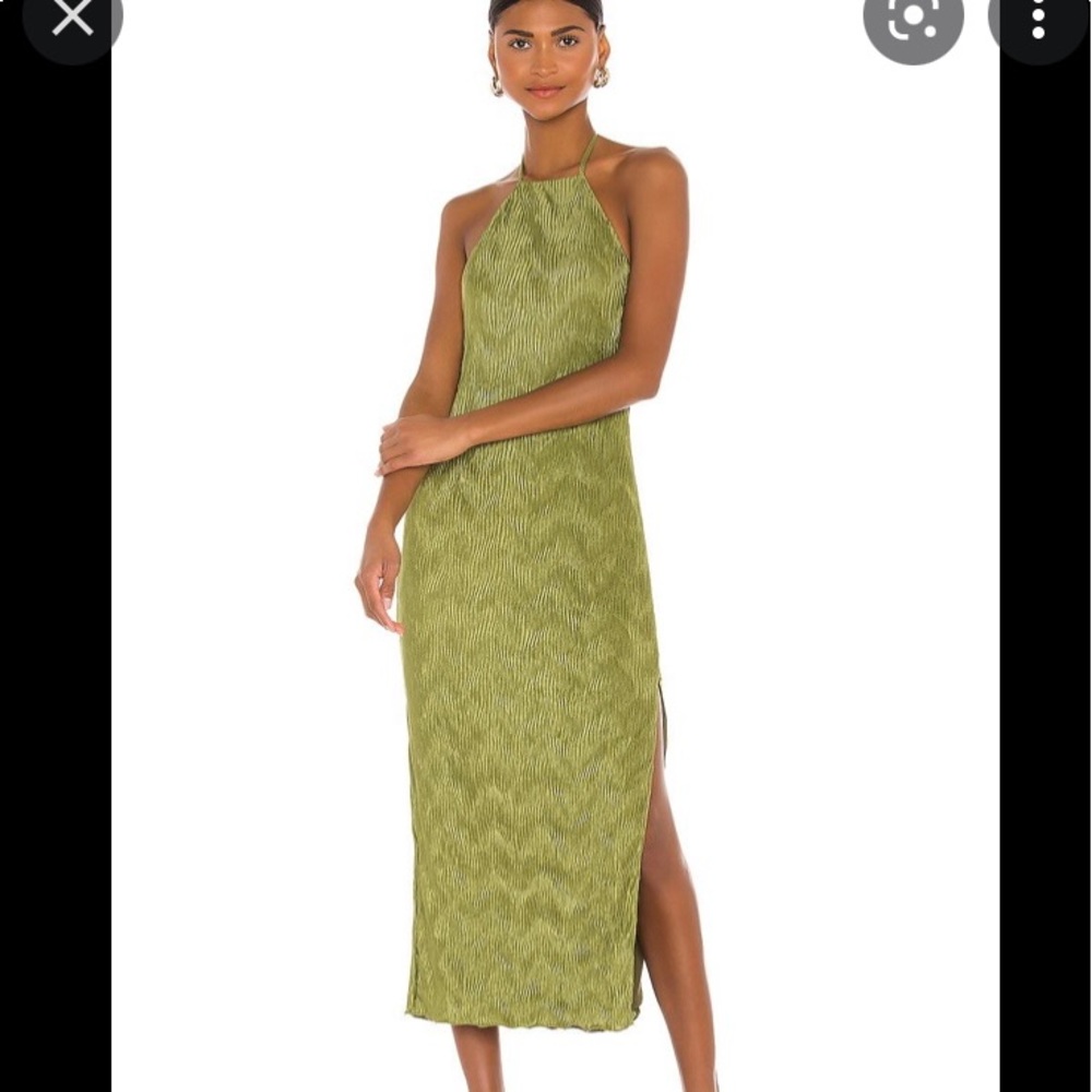 x REVOLVE Frederick Dress in Olive Green SMALL